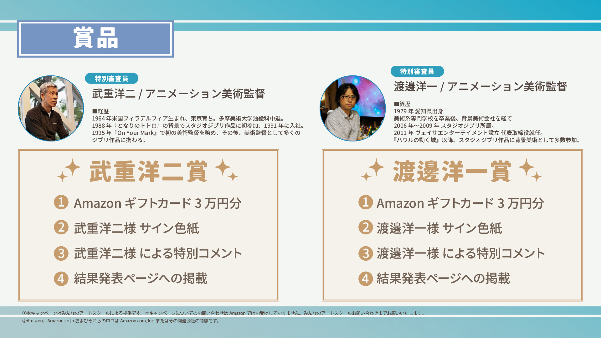 賞品一覧